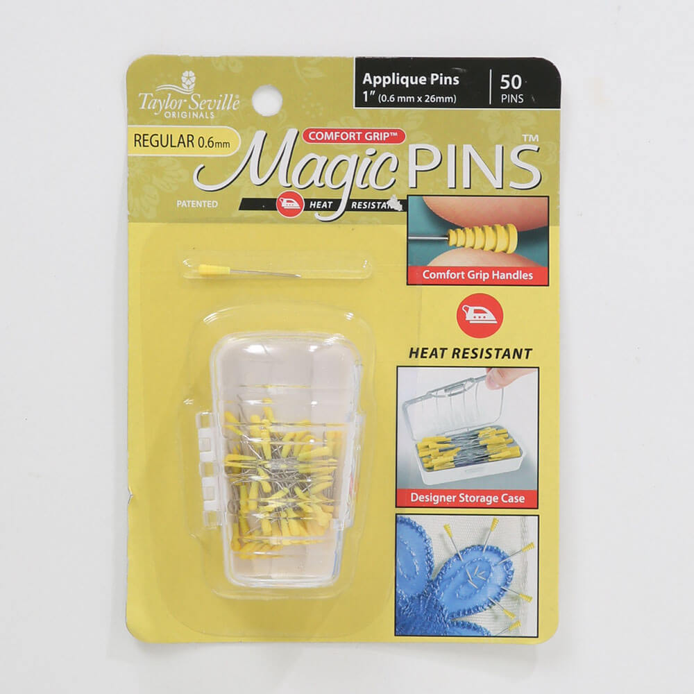 Magic Pins Applique Pins 1 50 count by Taylor Seville - The Sewing  Collection
